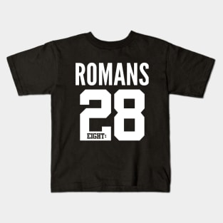 Romans 8:28 Bible Scripture Verse Christian Kids T-Shirt